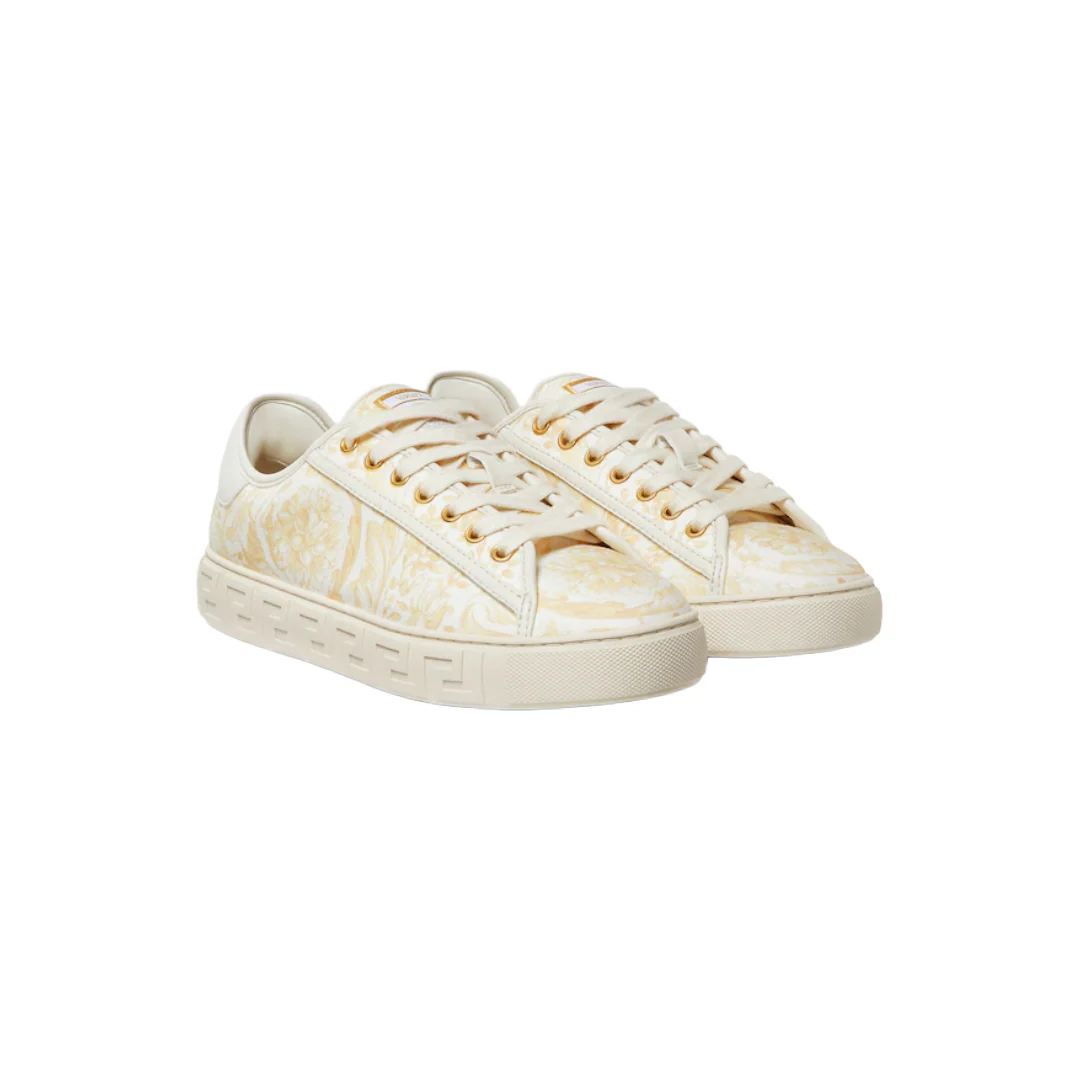 GRECA PRINTED CANVAS SNEAKERS - Image 2