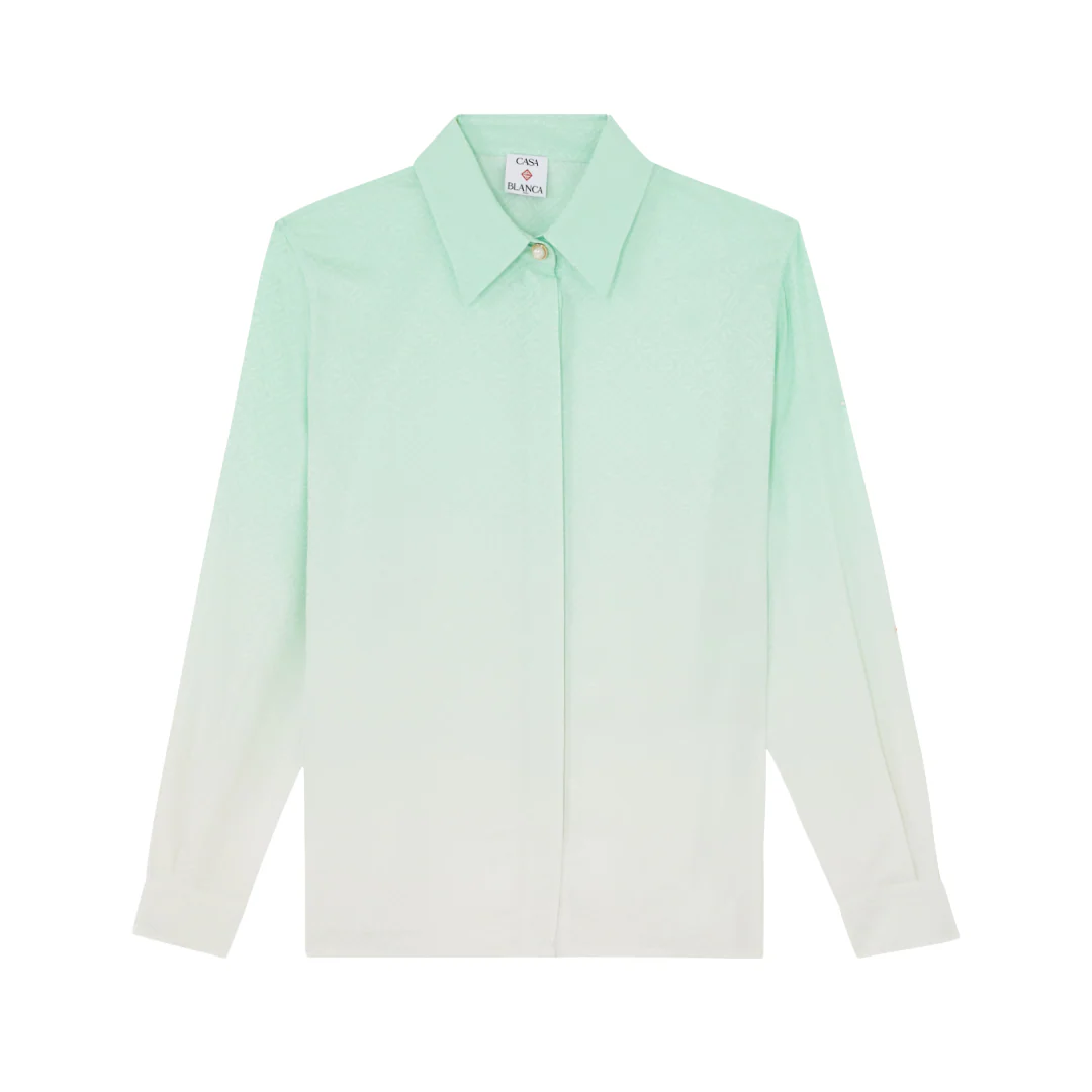 GRADIENT MONOGRAM JACQUARD SHIRT