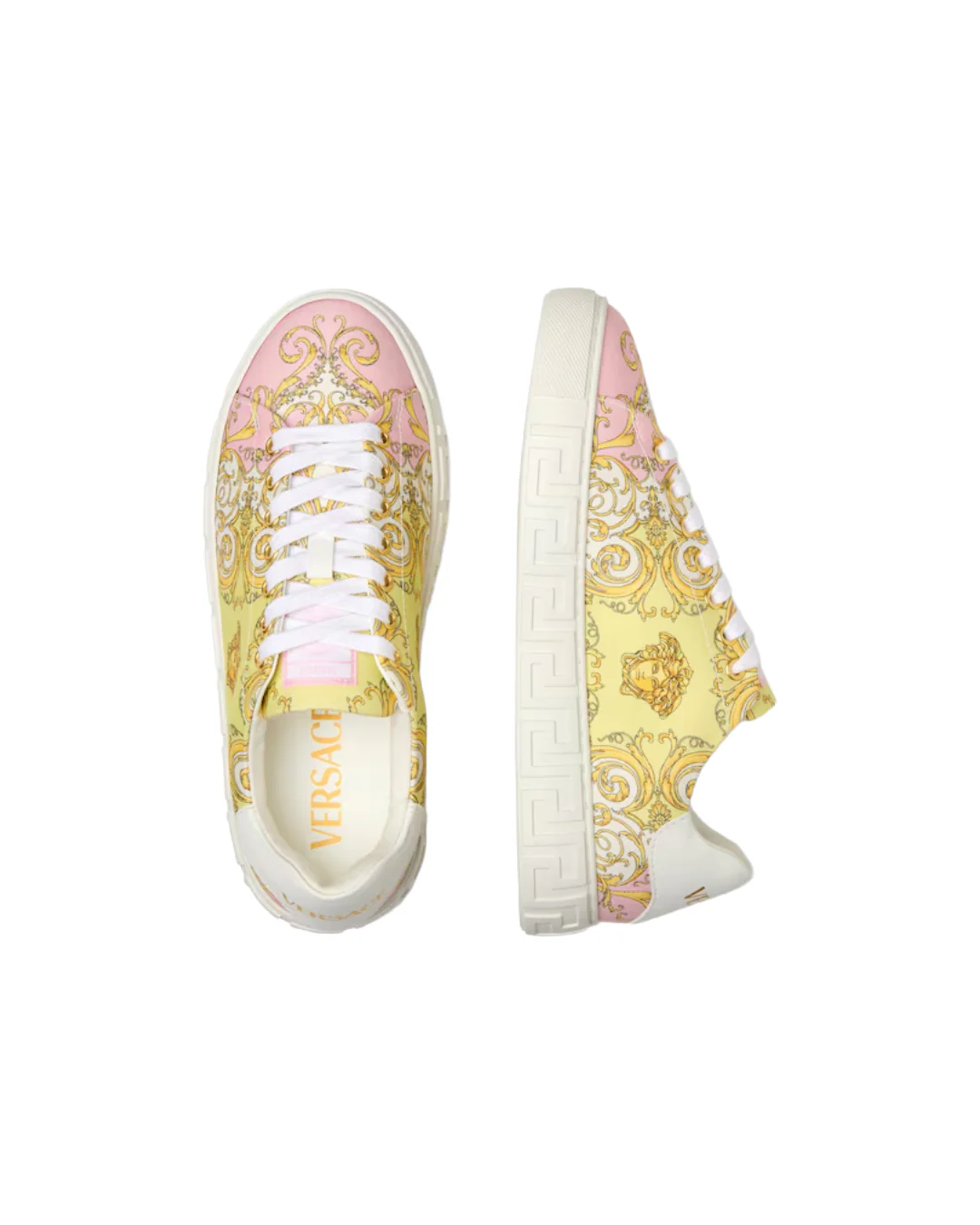 GRECA PRINTED CANVAS SNEAKERS - Image 3