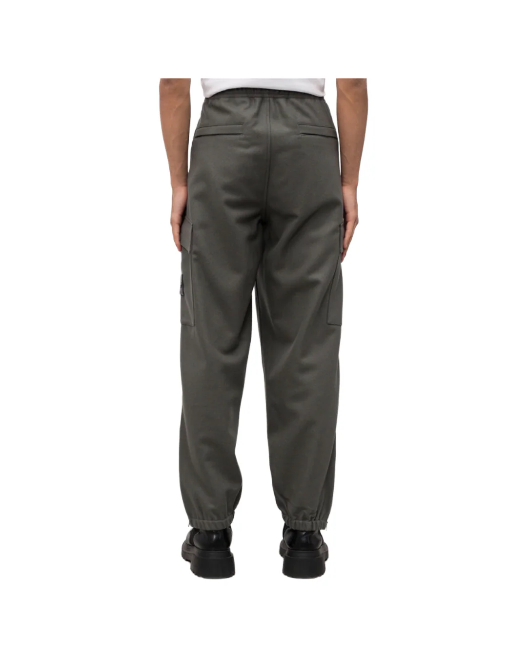 GREY WOOL JOGGERS - Image 2