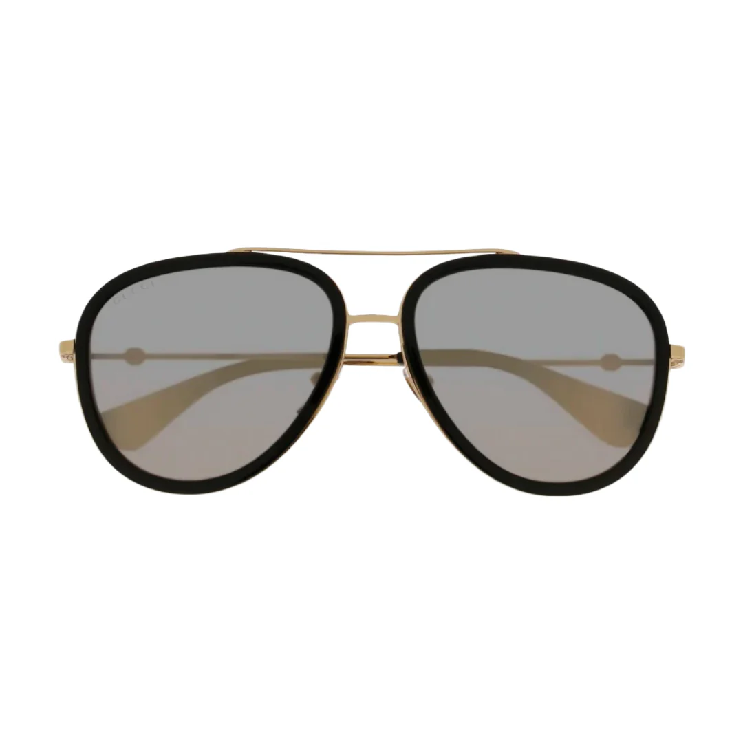 GUCCI MIRRORED BROWN AVIATOR SUNGLASSES - Image 3
