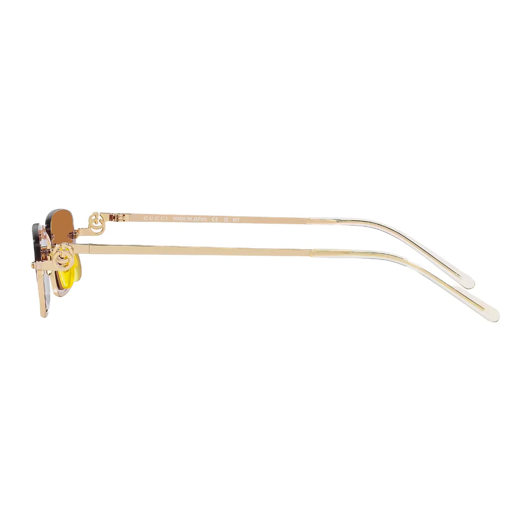 GUCCI MONOGRAM SUNGLASSES GOLD/PURPLE GG1278SS - Image 3