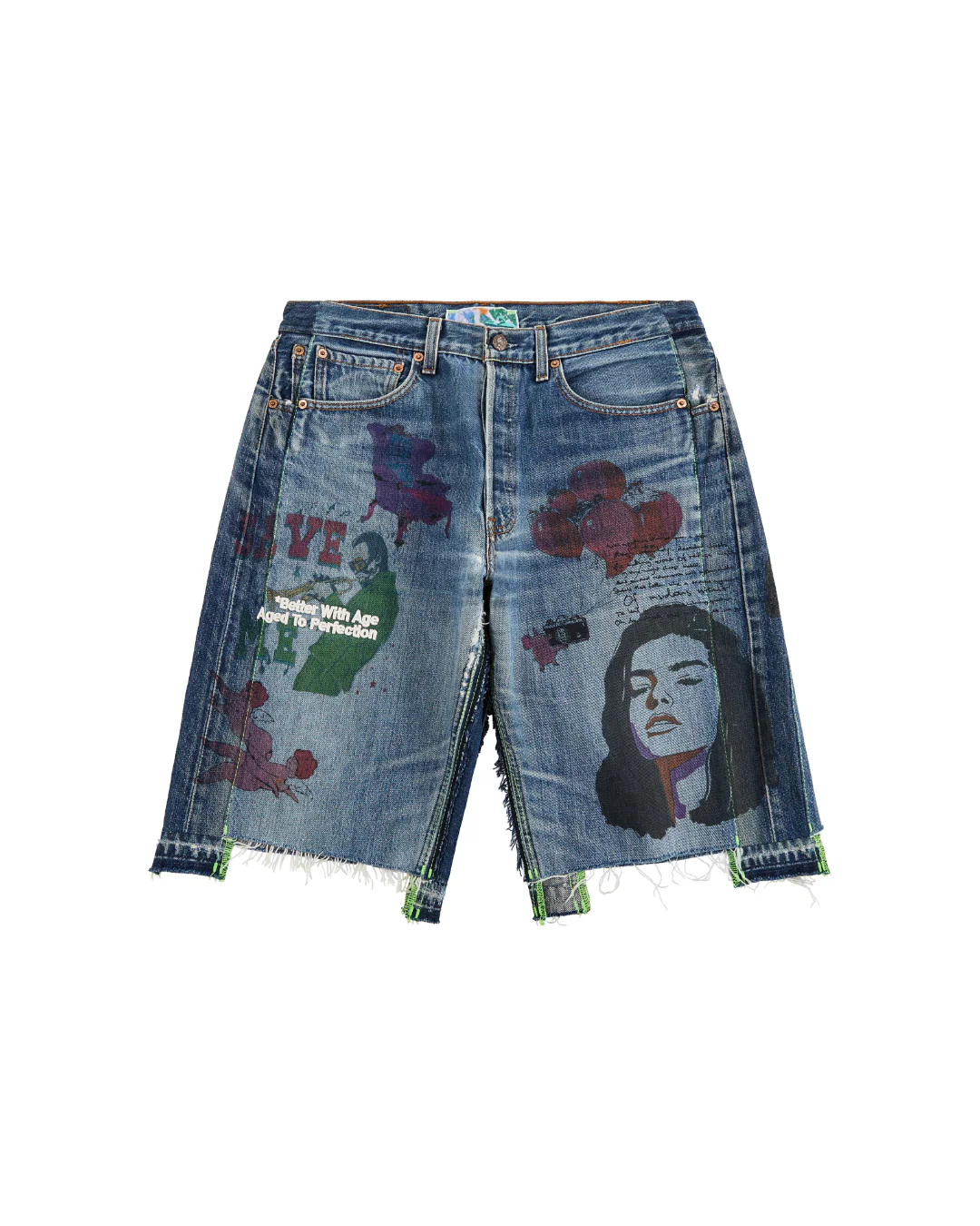 HARRISON TRIPLE- WIDE DENIM SHORT