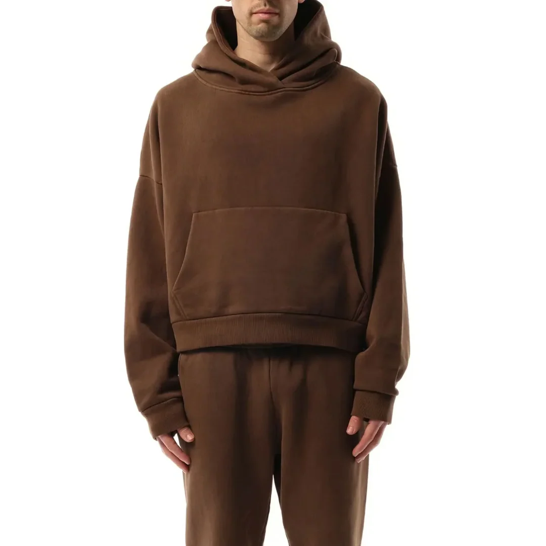 HEAVY HOODIE IN BRUNETTE - Image 2
