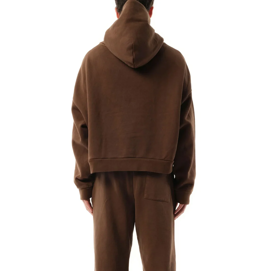 HEAVY HOODIE IN BRUNETTE - Image 3