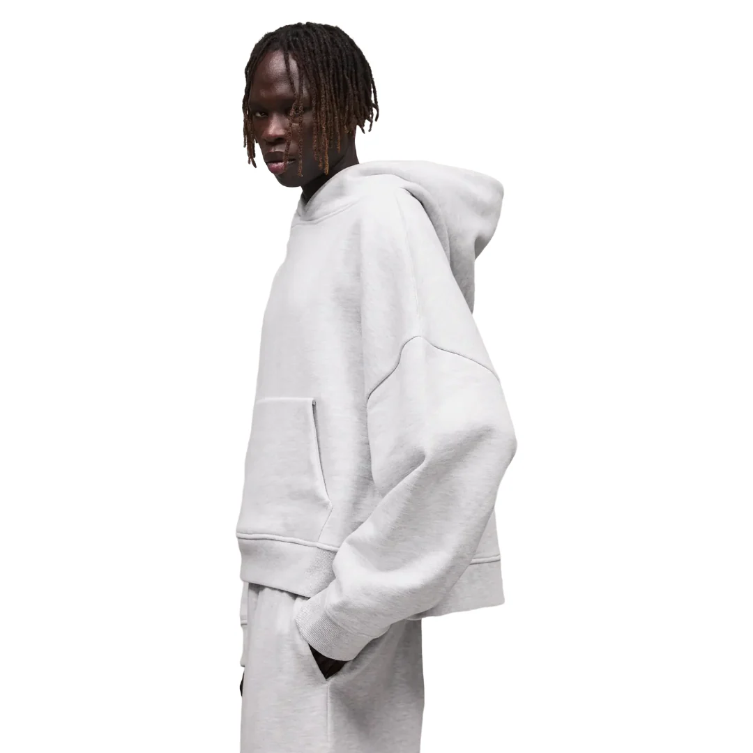 HEAVY HOODIE IN SILVER - Image 2