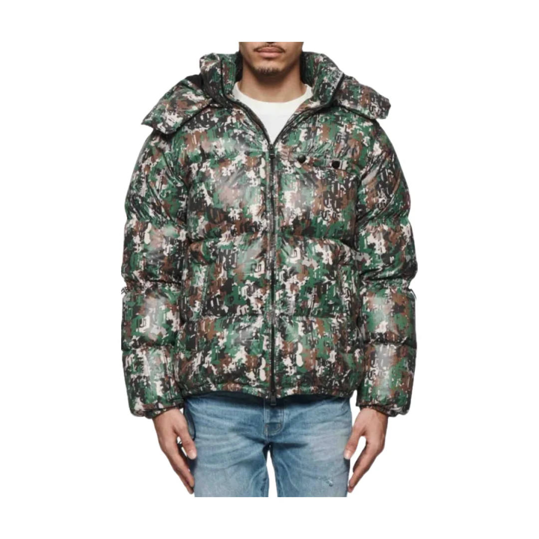 HOODED DOWN PUFFER JACKET