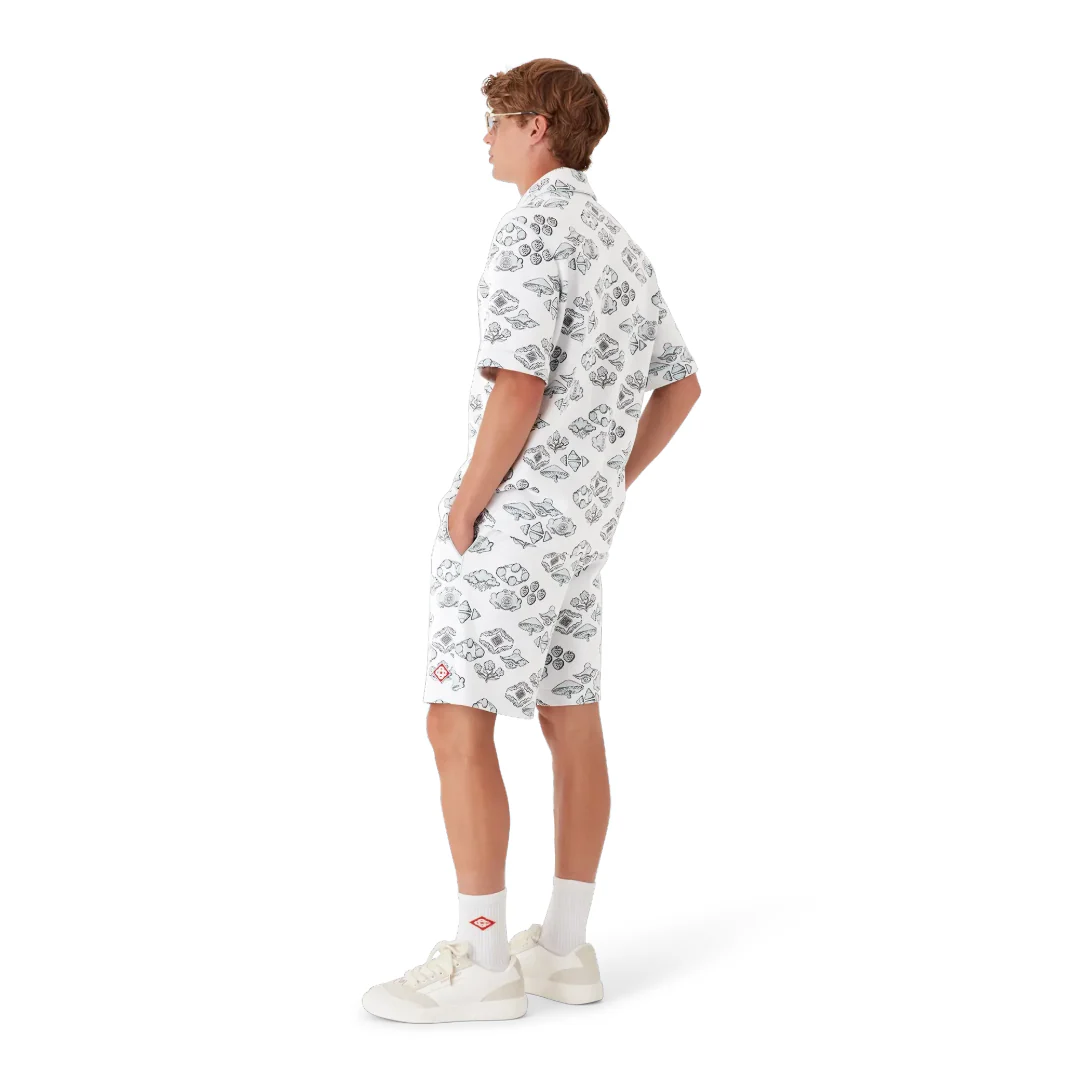 JACQUARD MOTIF SHORT SLEEVE SHIRT - Image 3