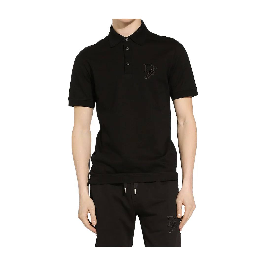 JERSEY POLO-SHIRT DG EMBROIDERY - Image 3