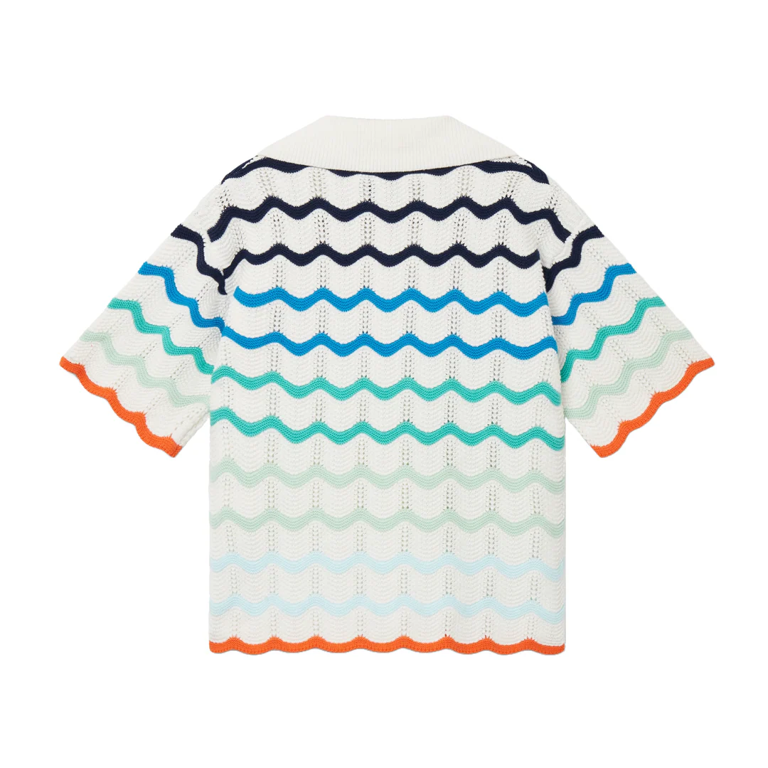 KIDS GRADIENT WAVE CROCHET SHIRT - Image 2