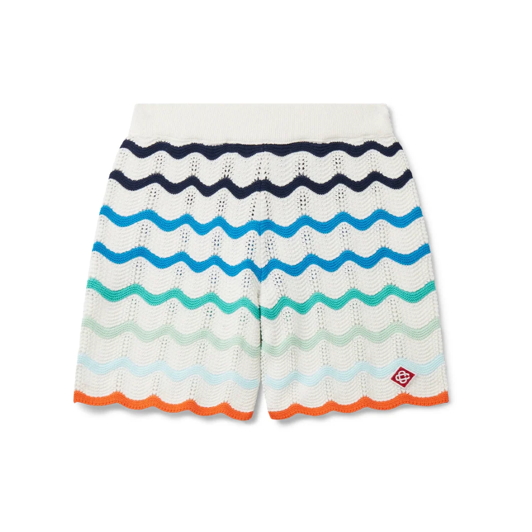 KIDS GRADIENT WAVE CROCHET SHORTS - Image 2