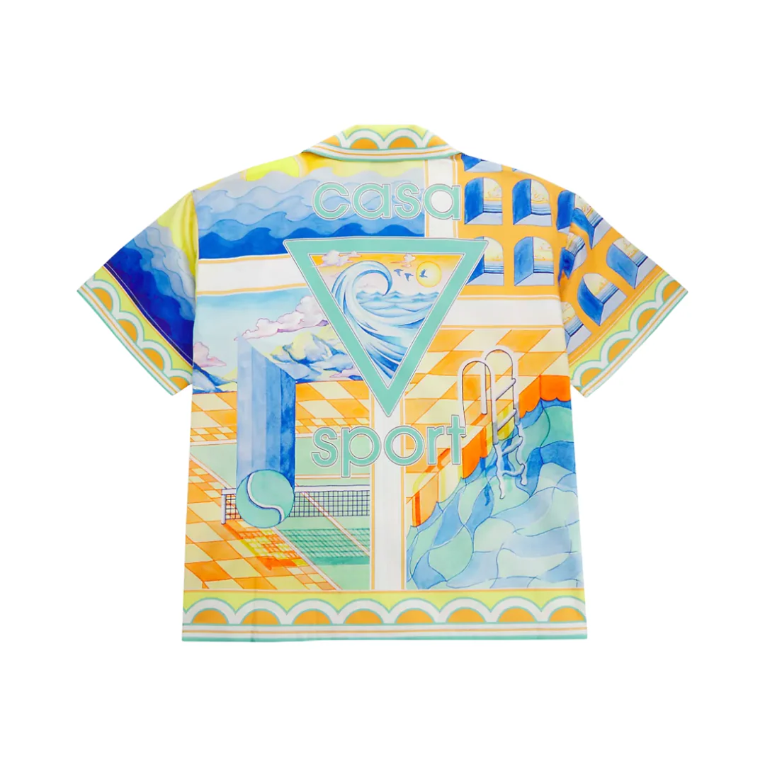 KIDS SHORT SLEEVE CUBAN COLLAR SHIRT - Image 2