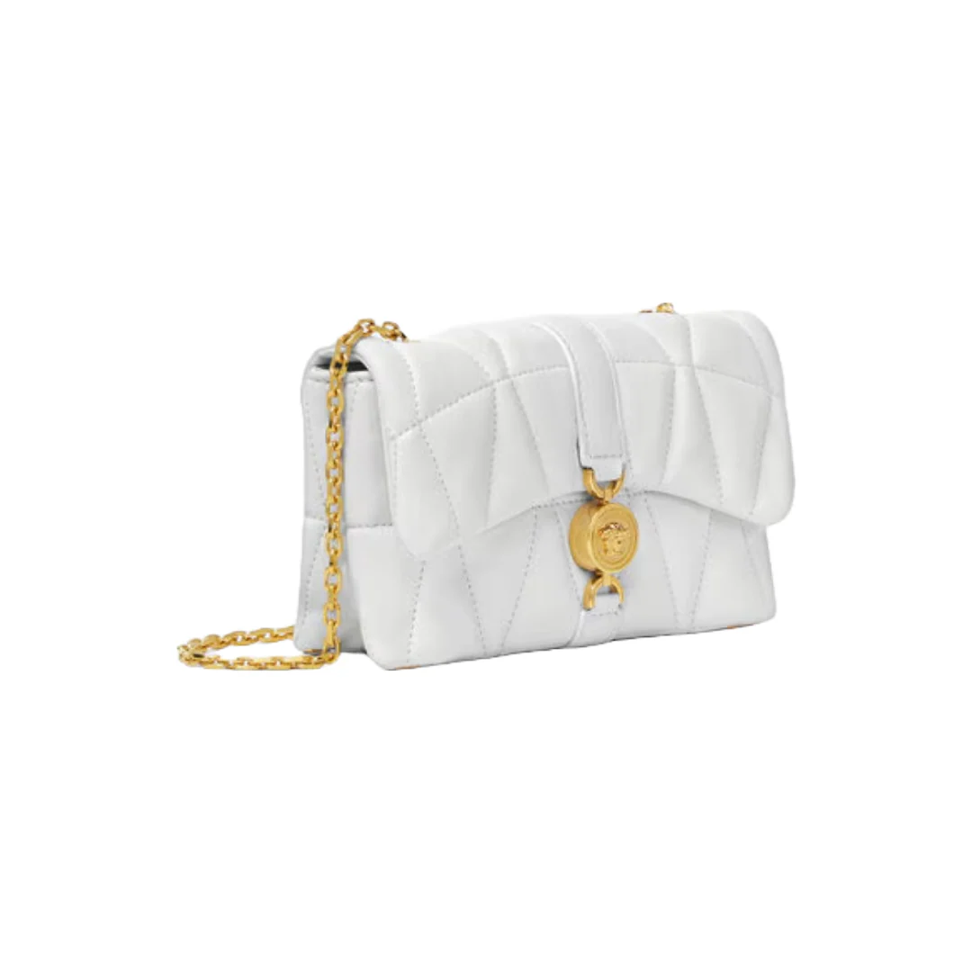KLEO QUILTED MINI BAG WHITE - Image 2