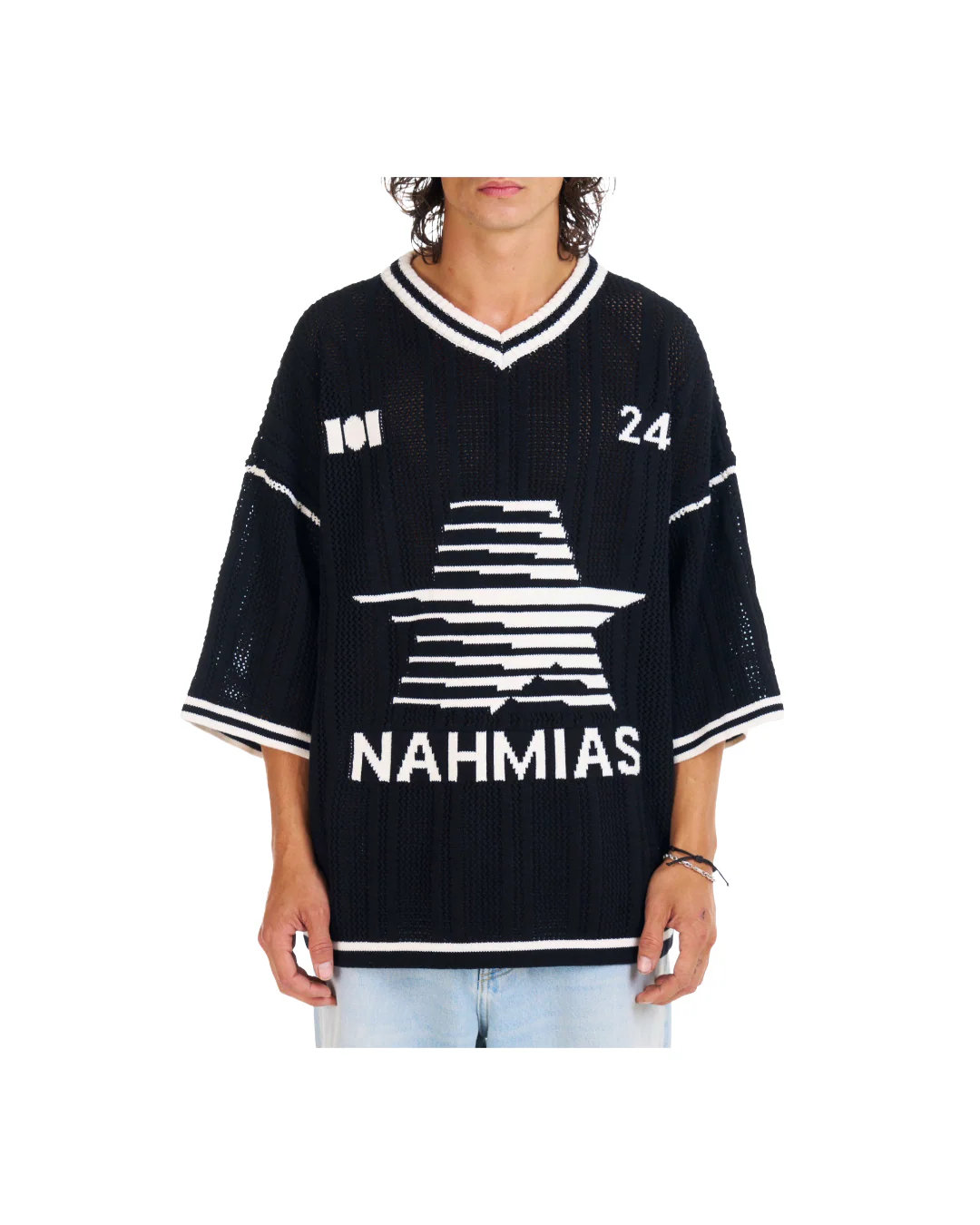 KNIT STAR FOOTBALL SHIRT - Image 2