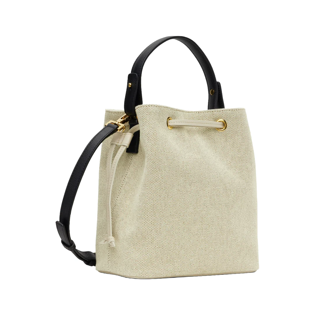 LA MEDUSA BEIGE BUCKET BAG - Image 2