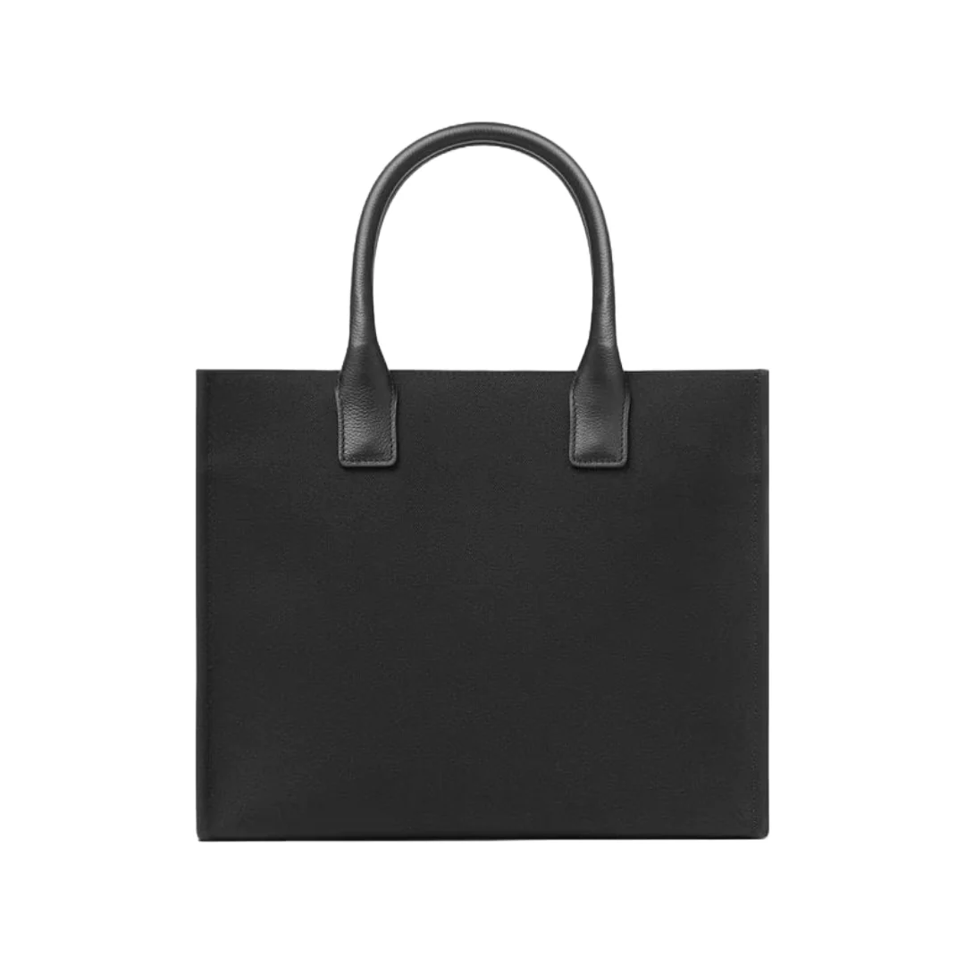 LA MEDUSA CANVAS SMALL TOTE BAG BLACK - Image 3