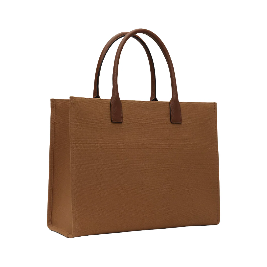 LA MEDUSA CANVAS SMALL TOTE BAG BROWN - Image 2