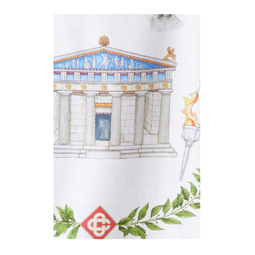 'LE TEMPLE DU SPORT' WHITE T-SHIRT - Image 4
