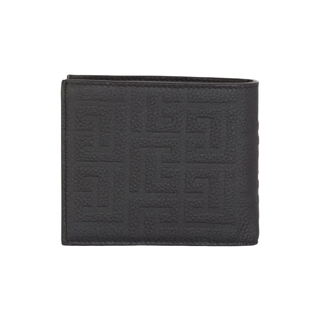 LEATHER FLAP WALLET BLACK - Image 3