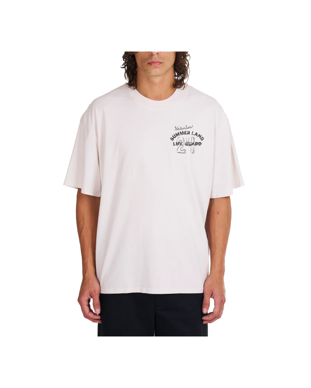 LIFE GAURD SCRIPT BOXY T-SHIRT - Image 3