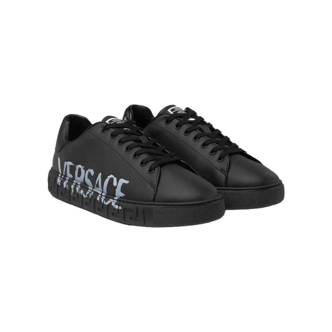 LOGO GRECA SNEAKERS BLACK - Image 2