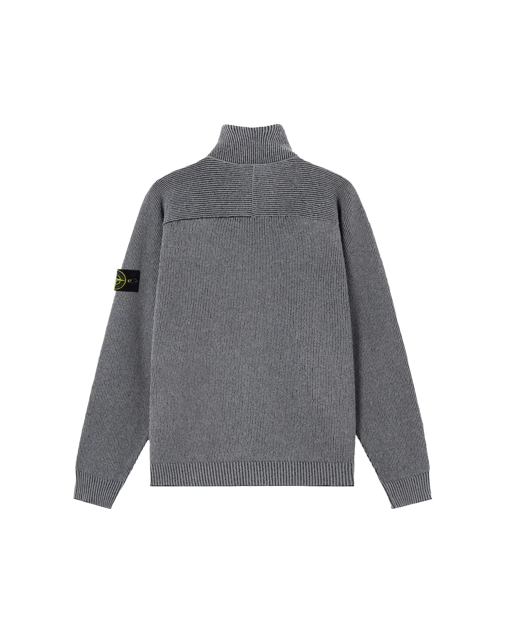 LOOSE-FIT ZIPPER-UP SWEATER WITH RAGLAN SLEEVES - Image 3