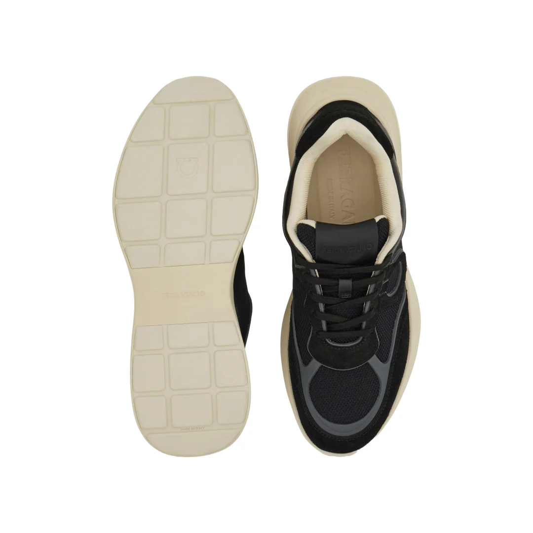 LOW TOP SNEAKER WITH GANICINI ORNAMENT BLACK - Image 4