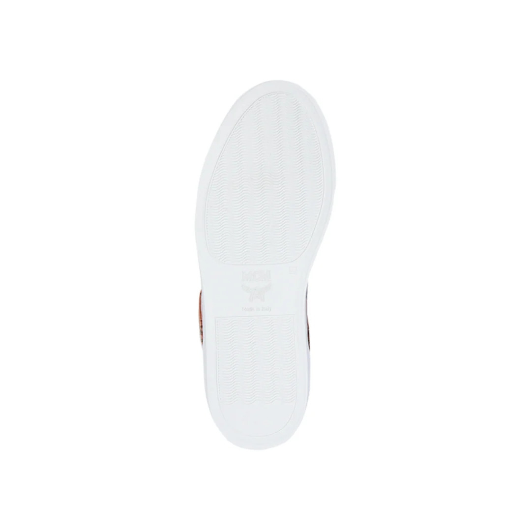 LOW TOP SNEAKERS IN VISETOS CHAMPAGNE GOLD - Image 3