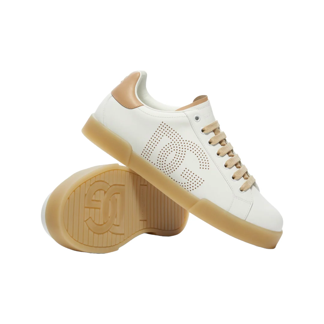 LOW TOP SNEAKERS WHITE/CREAM - Image 3