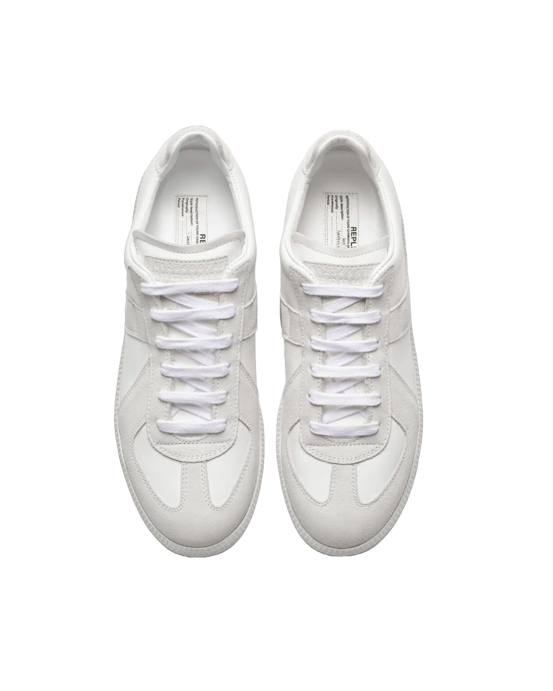 MAISON MARGIELA LOW-TOP REPLICA SNEAKERS WHITE-WHITE - Image 2