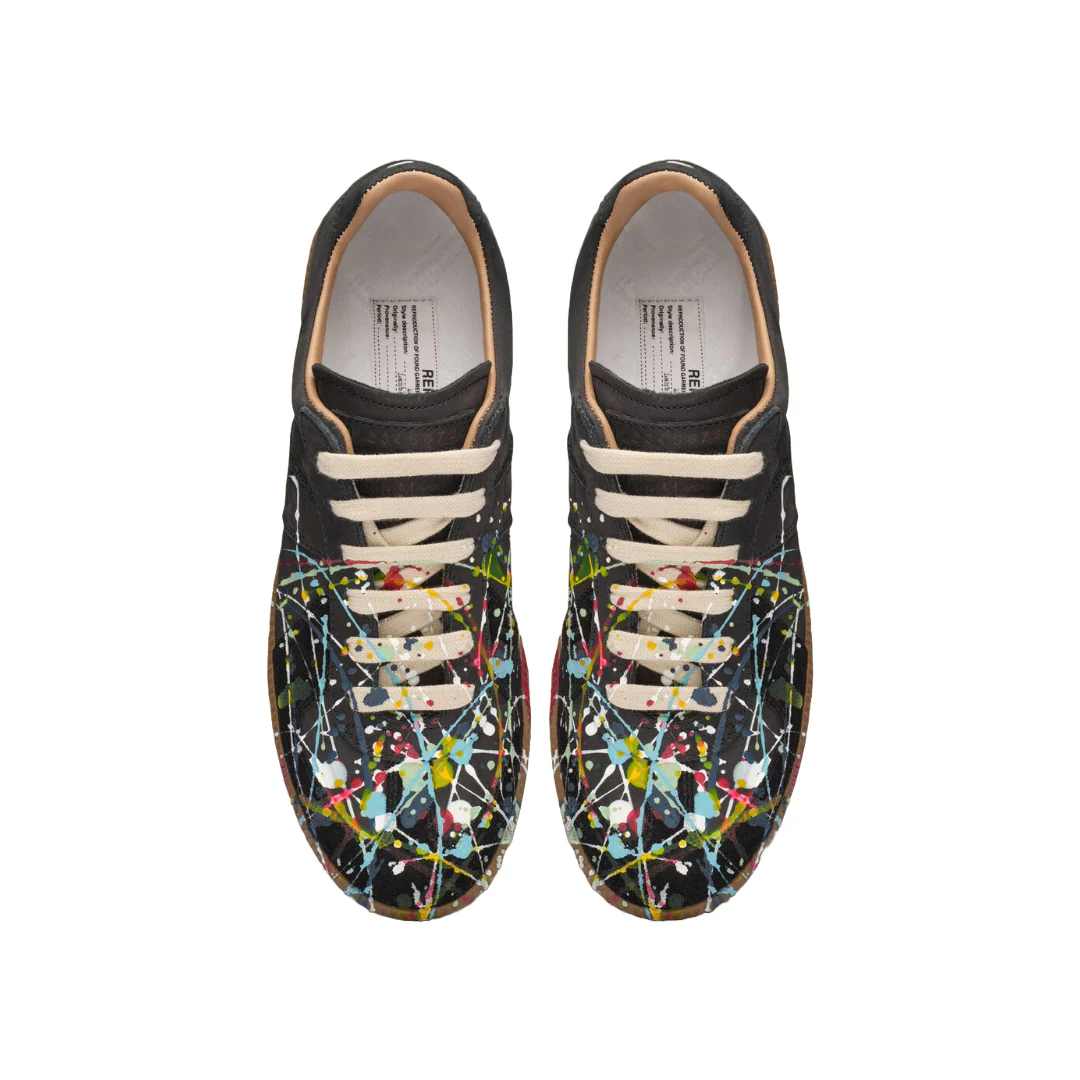 PAINT REPLICA SNEAKER BLACK - Image 5