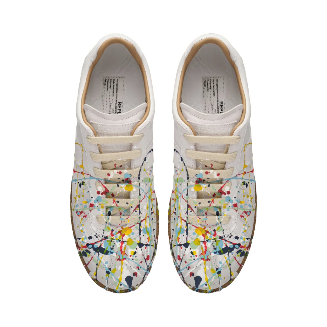 PAINT REPLICA SNEAKERS DIRTY WASH - Image 2