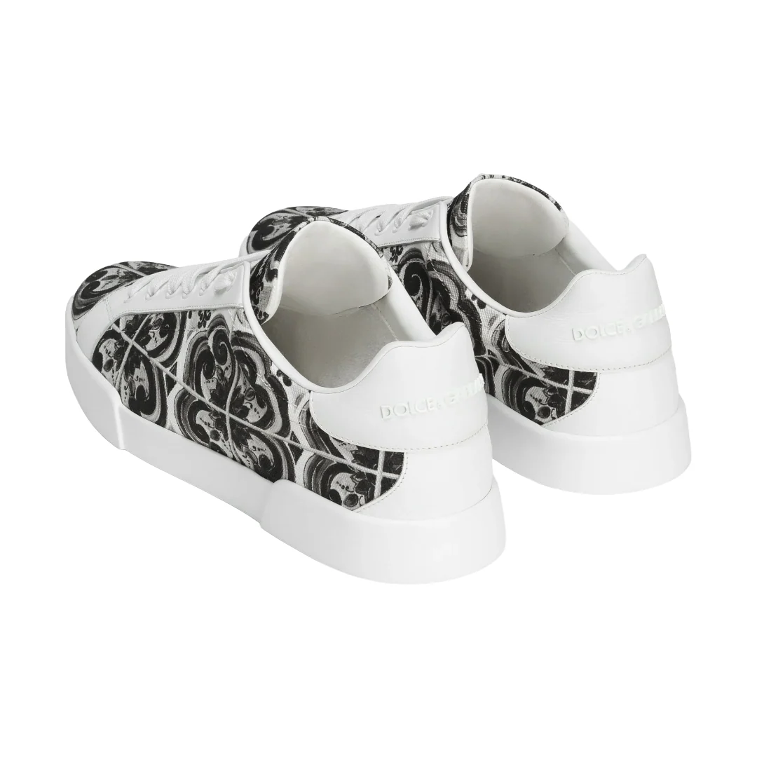 MAJOLICA PRINT PORTOFINO LIGHT STROBEL SNEAKER BLACK/WHITE - Image 3