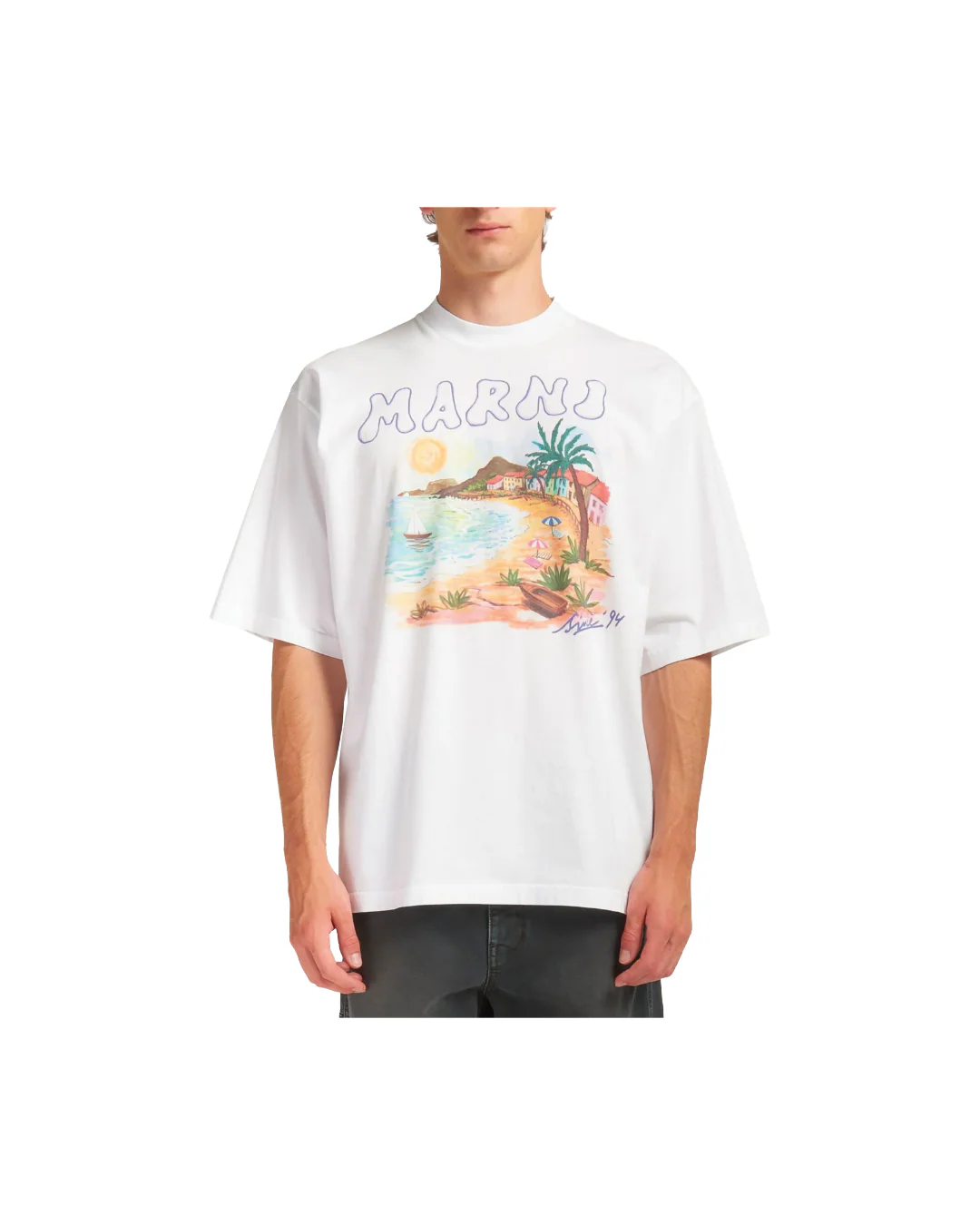 MARNI COASTAL SCENE T SHIRT - Image 3
