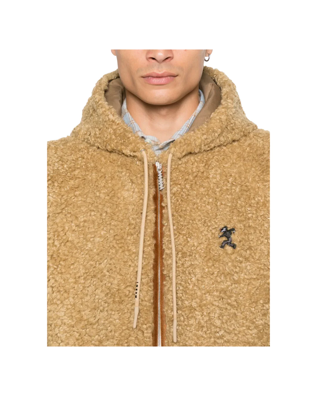 MARNI HOODED ZIP UP JACKET - Image 3