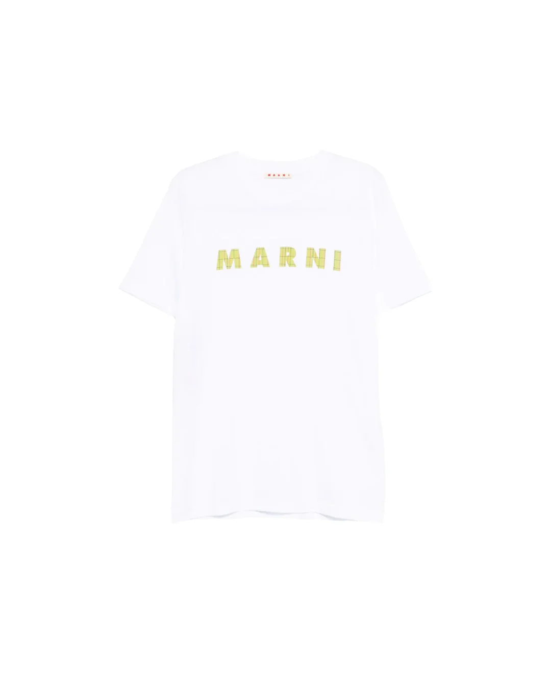 MARNI LOGO PRINT T SHIRT- WHITE