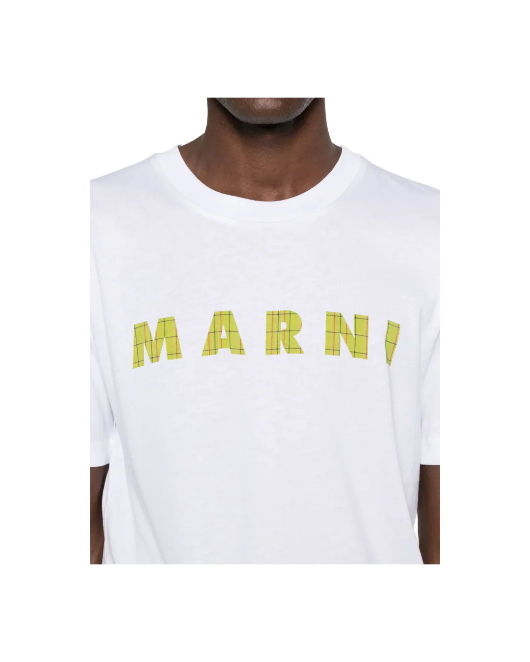 MARNI LOGO PRINT T SHIRT- WHITE - Image 2