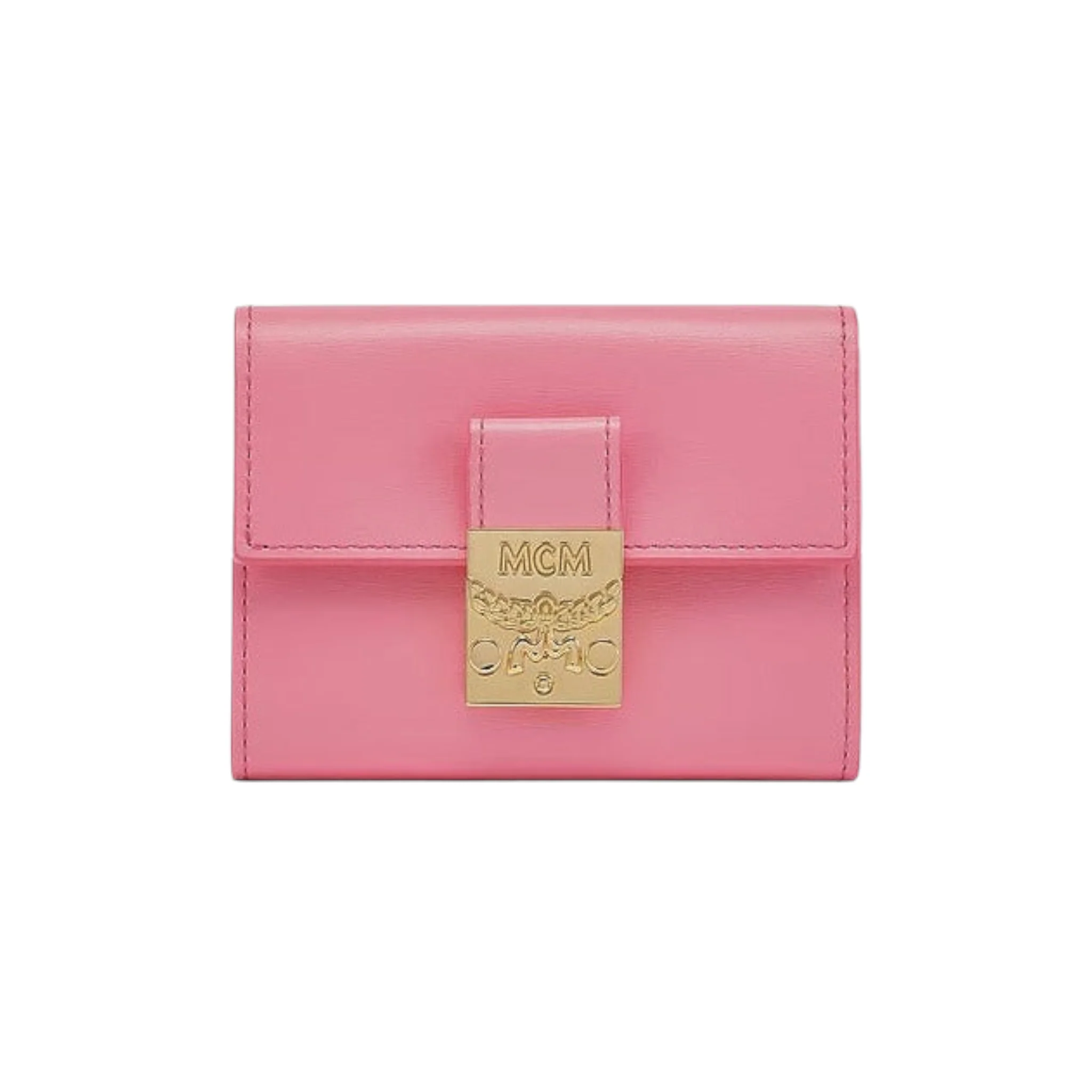 MCM MINI PATRICIA TRIFOLD WALLET PINK
