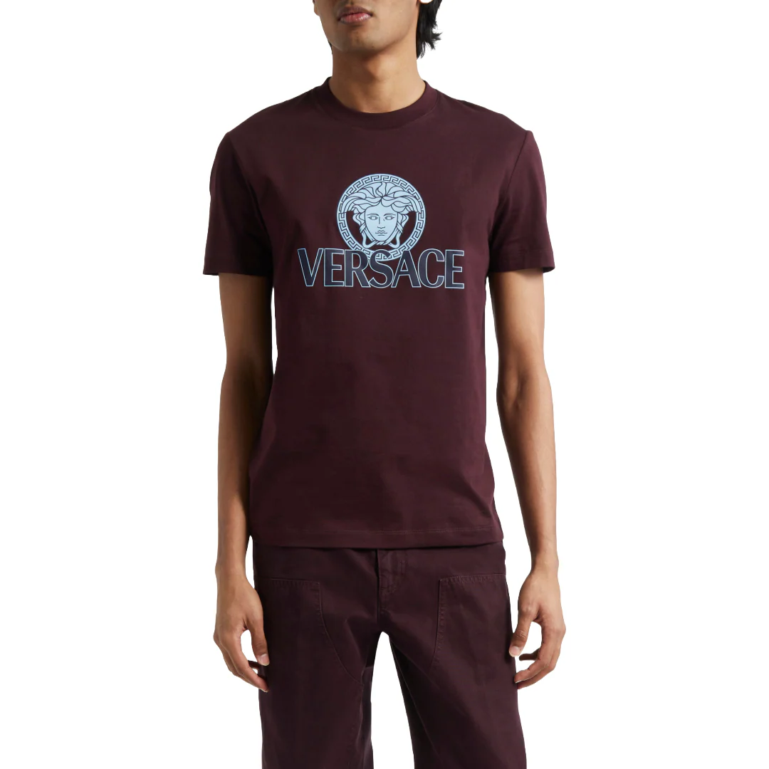 MEDUSA COTTON JERSEY AUBERGINE - Image 2