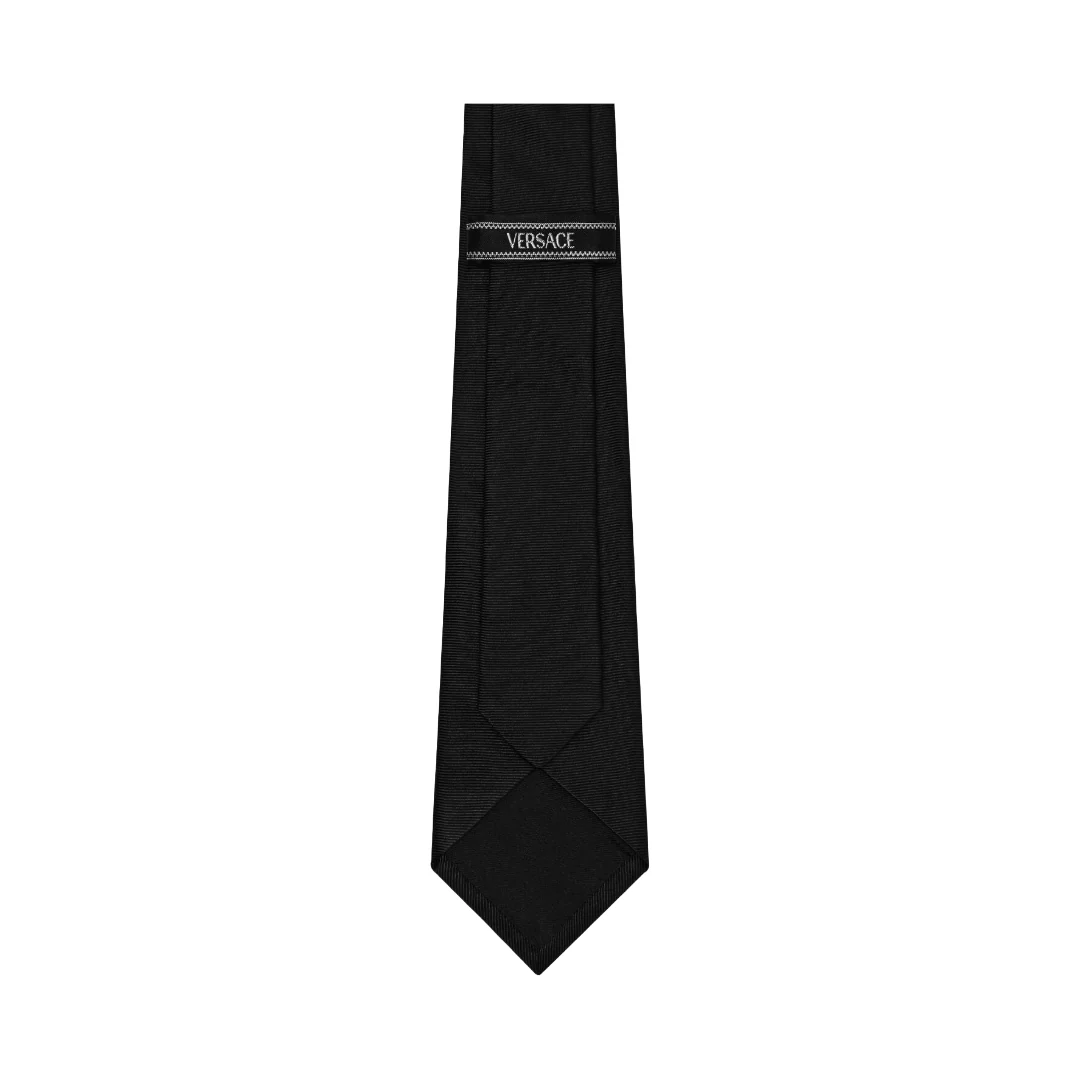 MEDUSA SILK TIE BLACK - Image 2