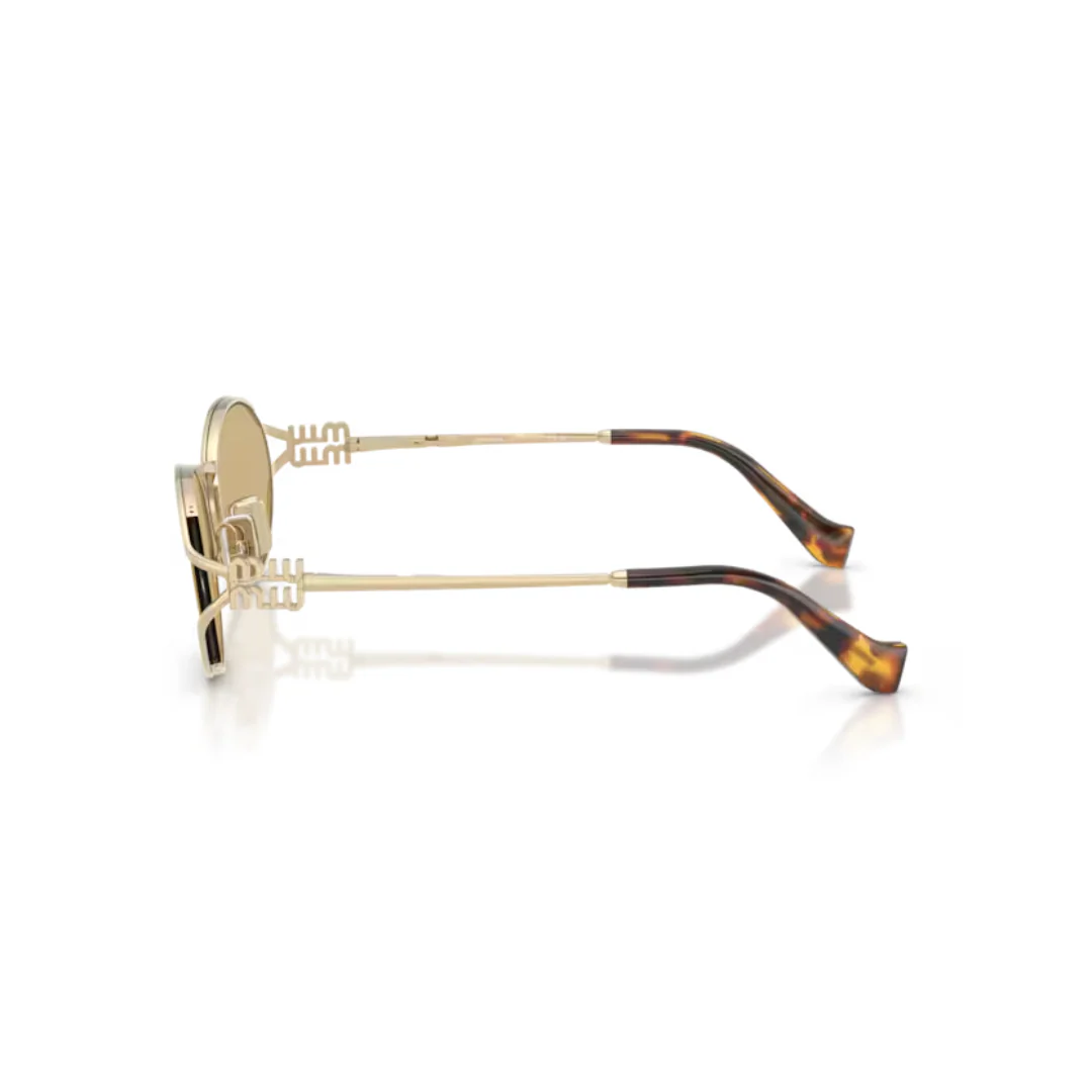 MIU MIU MU 52YS SUNGLASSES GOLD - Image 2