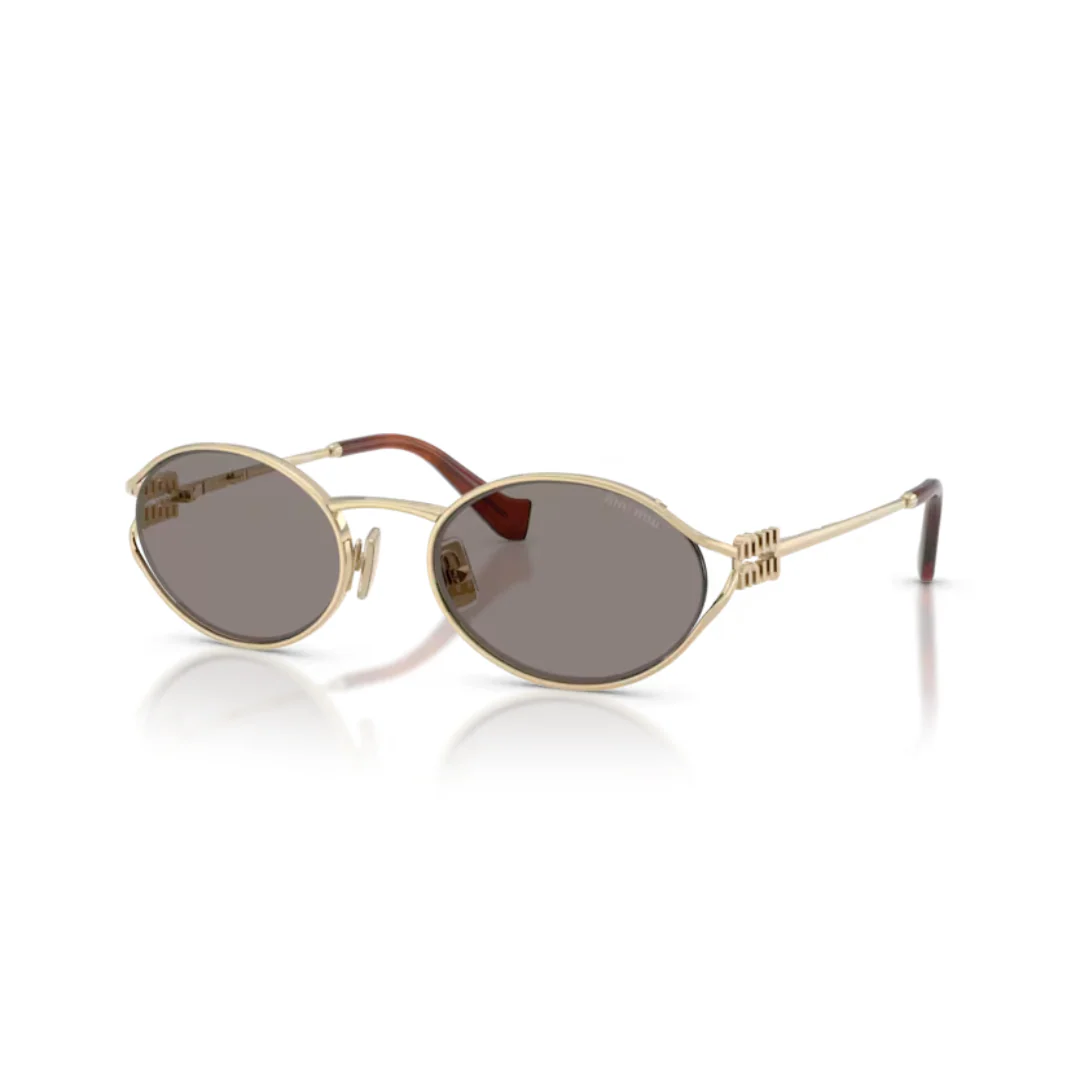 MIU MIU MU54ZS SUNGLASSES GOLD/BLACK