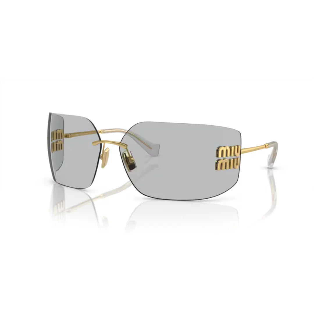 MIU MIU MU54YS SUNGLASSES GREY/GOLD