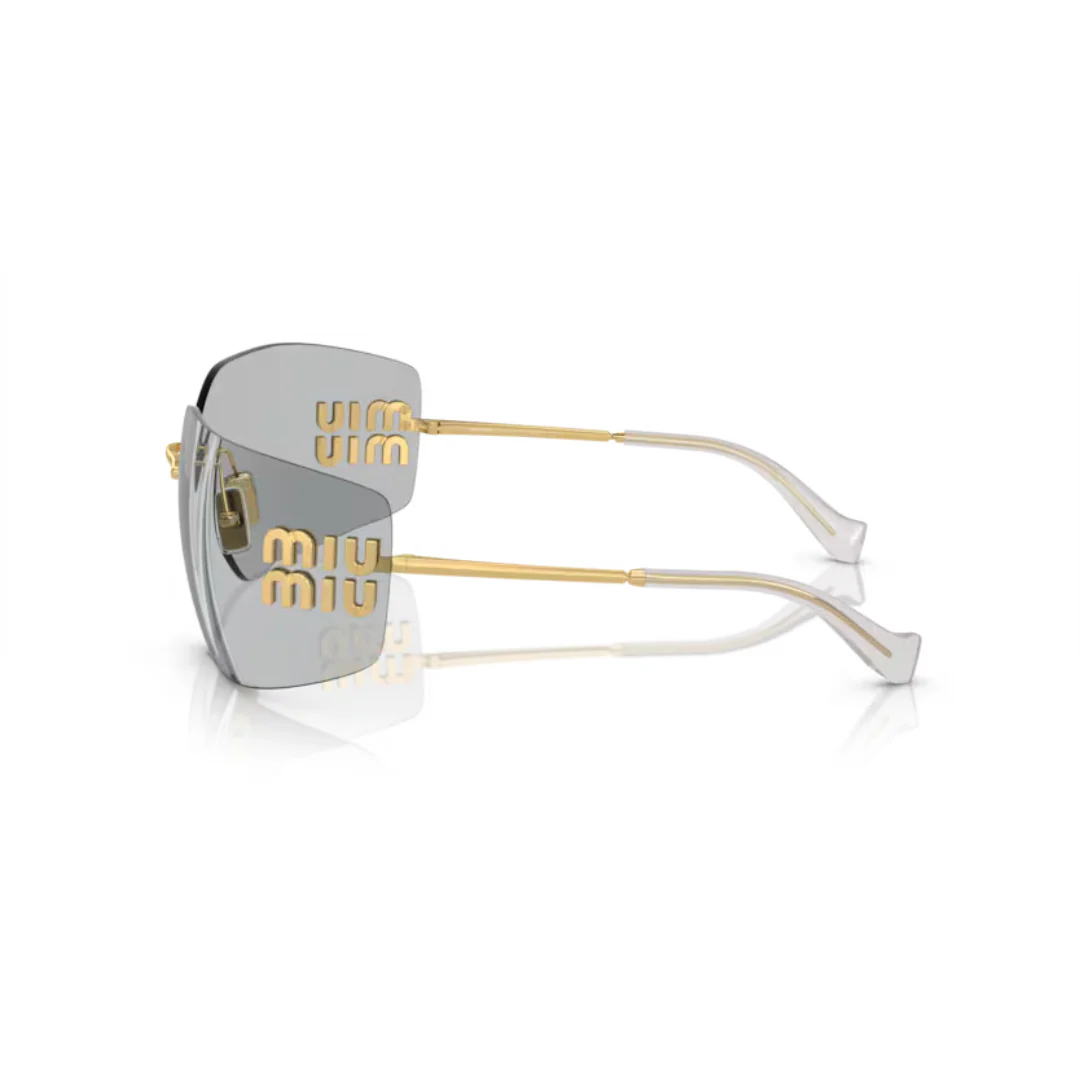 MIU MIU MU54YS SUNGLASSES GREY/GOLD - Image 2