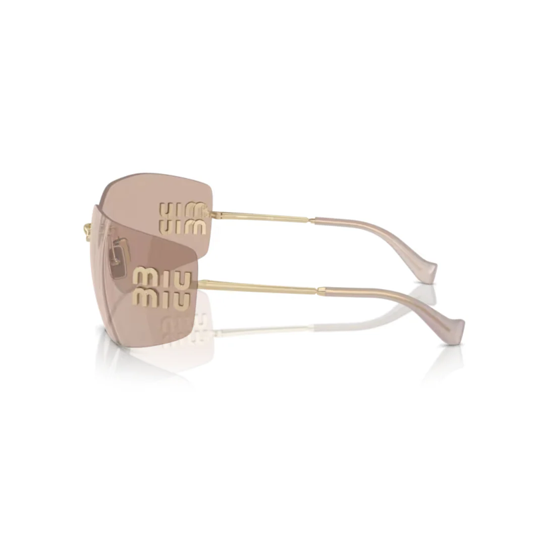 MIU MIU MU54YS SUNGLASSES PINK/GOLD - Image 2