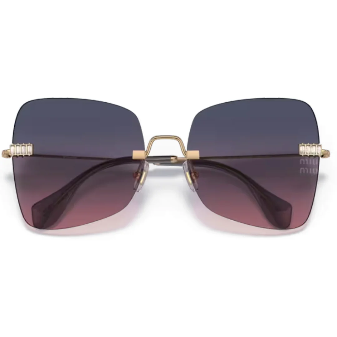 MIU MIU SUNGLASSES GOLD/PINK/BLUE - Image 4