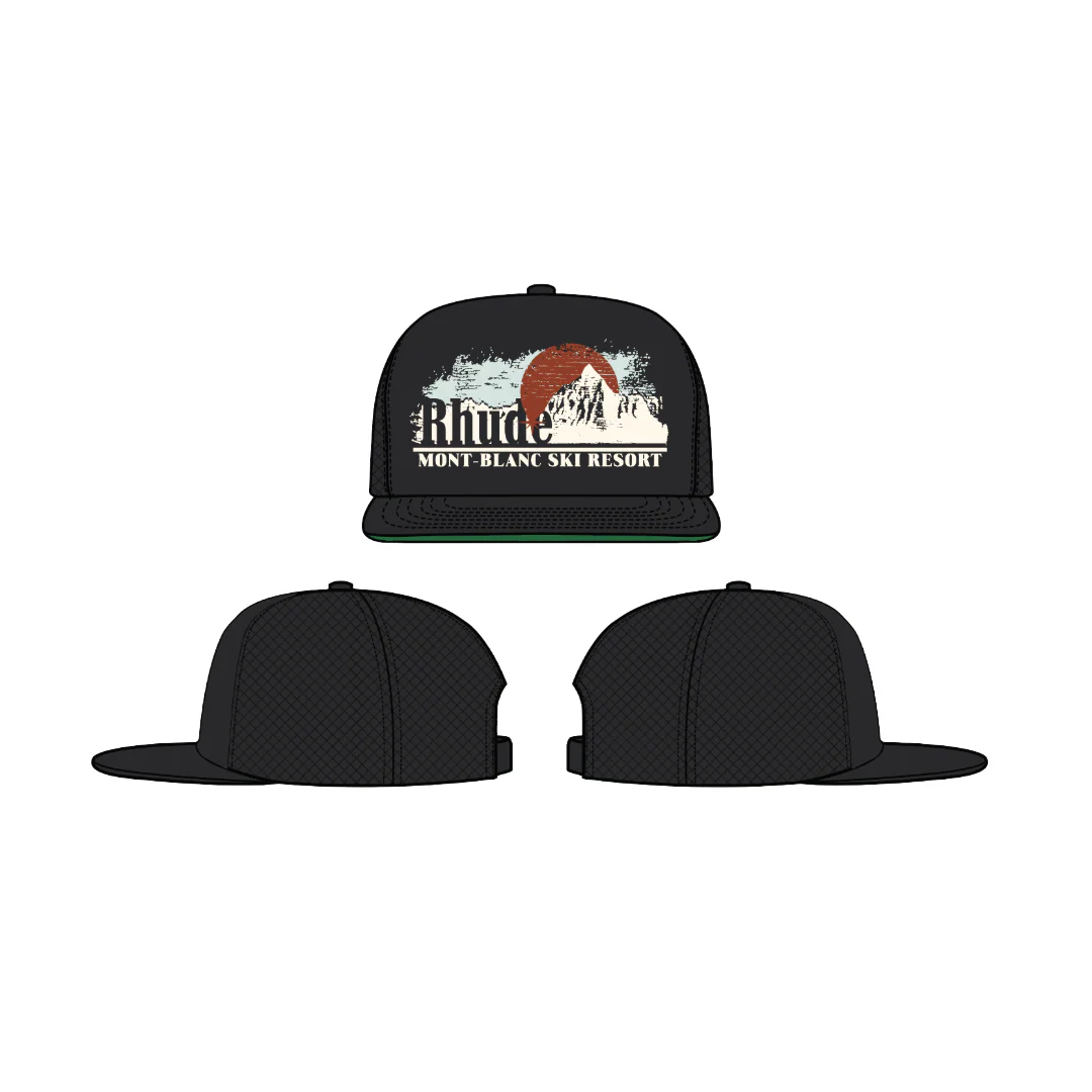 MONT-BLANC TRUCKER HAT BLACK - Image 2
