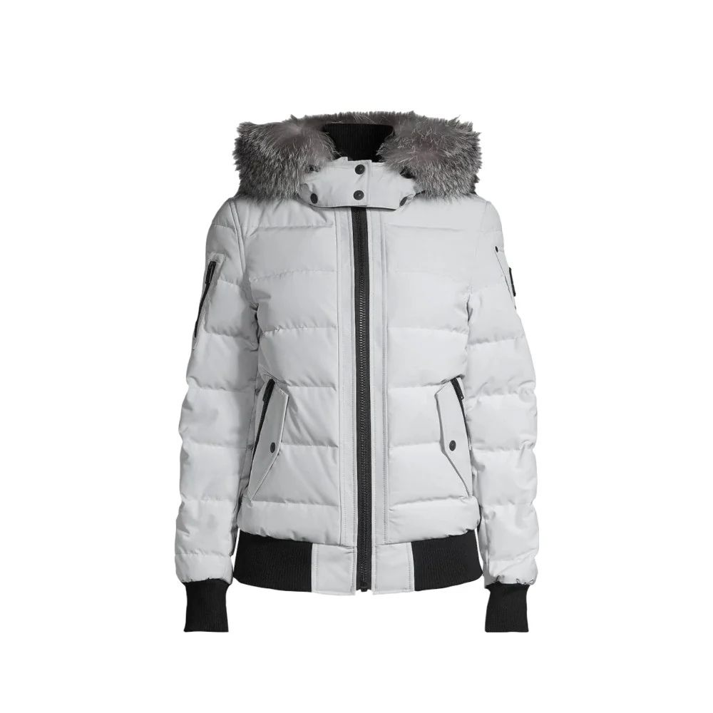 MOOSE KNUCKLES LADRIERE BOMBER- PLEIN AIR / FROST FUX FUR