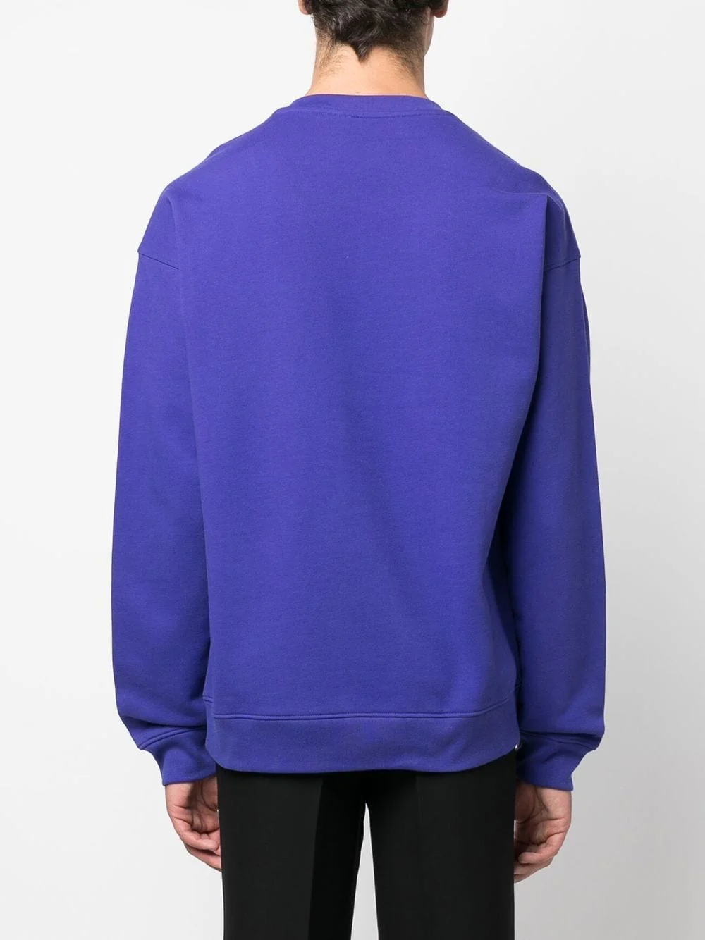 MOSCHINO COUTURE LOGO PRINT COTTON SWEATSHIRT - Image 3