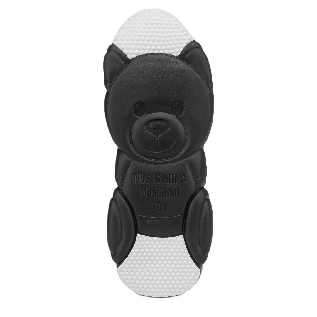 MOSCHINO MESH BUBBLE TEDDY SHOES BLACK/WHITE - Image 3